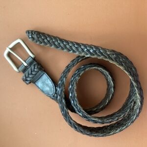 Coach Black Classic Woven Belt - Size 34”